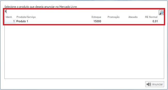 Lista de itens do estoque para anunciar no Mercado Livre Itens do estoque para anunciar