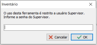 Senha do supervisor