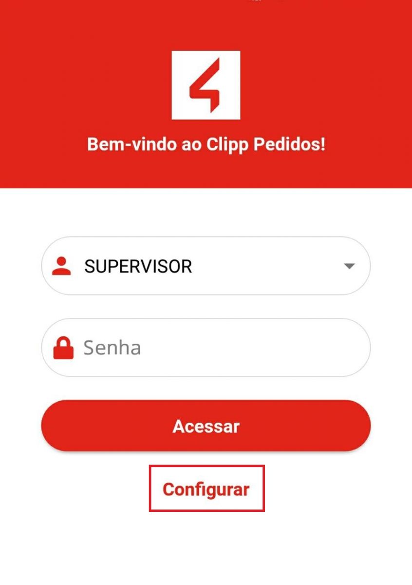 Configurar no aplicativo