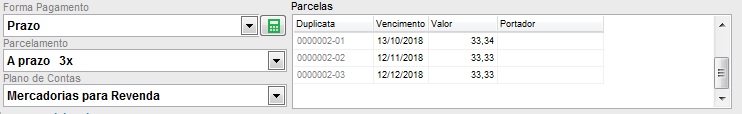 Faturamento e Plano de Contas