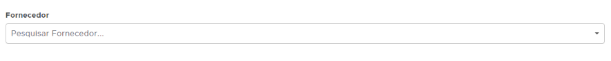 Dados do fornecedor