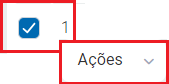Botão Ação da NFS-e
