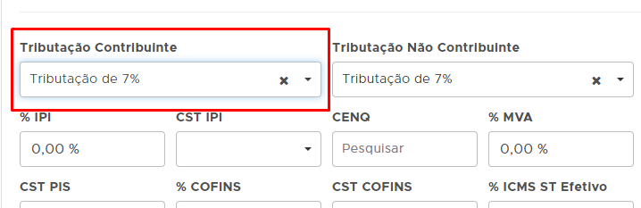 Tributação Contribuinte
