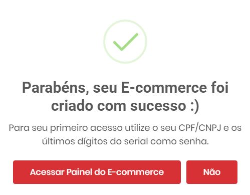 ECommerce criado