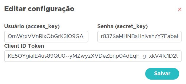 Credenciais da Shipay