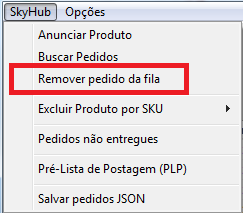 Remover pedido da fila