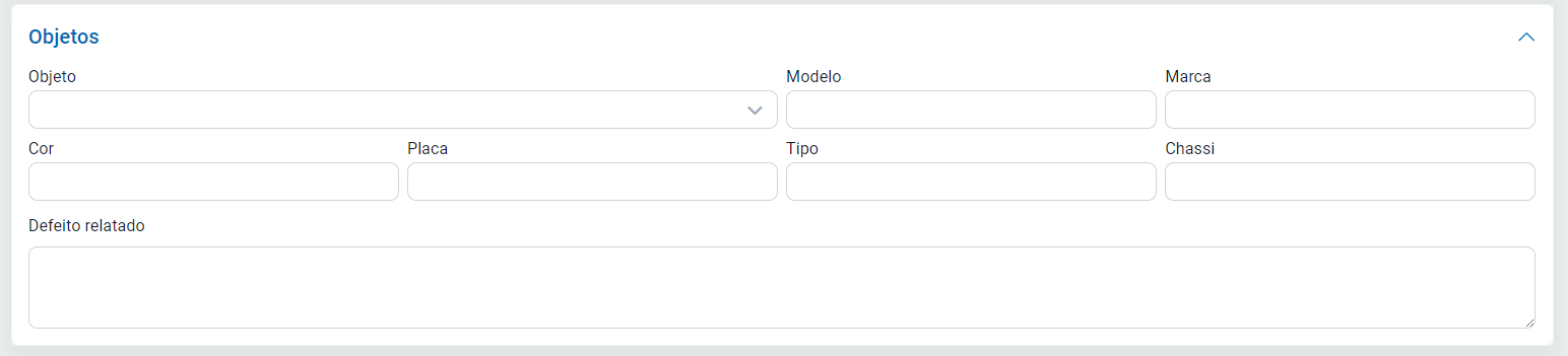 Objeto da OS