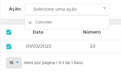 Cancelar nota de compra