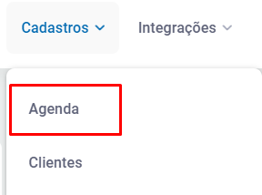 Acesso a Cadastros - Agenda no ZetaWeb Acesso à Agenda