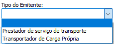 Tipo de Emitente do MDF-e
