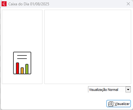 Relatório Caixa do Dia com as movimentações Relatório Caixa do Dia