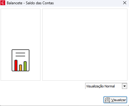 Balancete Saldo das Contas
