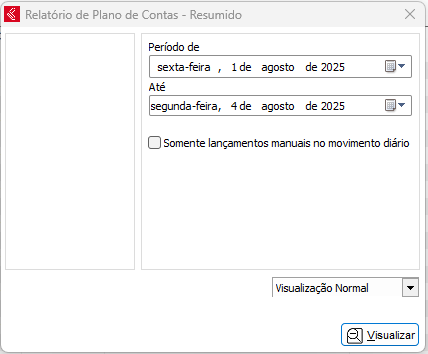 Plano de Contas Resumido