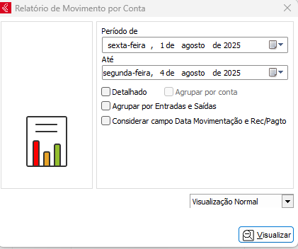 Movimento Diário por Conta