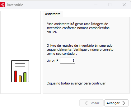 Assistente do inventário