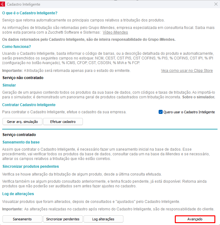 Módulo avançado