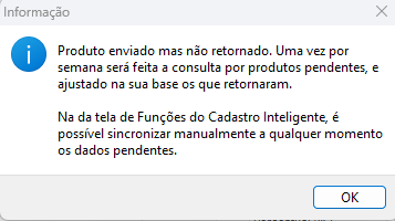 Produtos pendentes