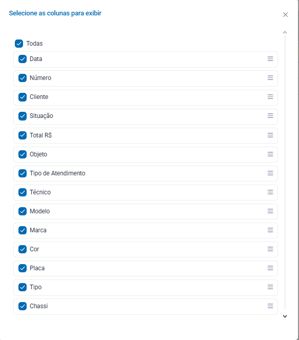 Filtro de identificador