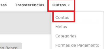 Menu Financeiro - Outros - Contas