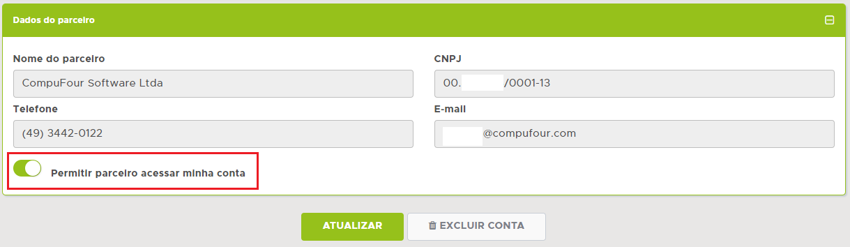 Permitir parceiro acessar
