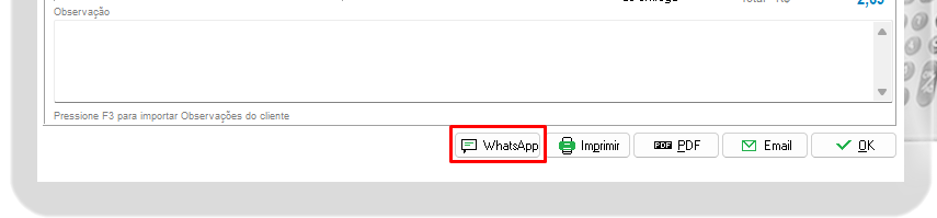 Envio de DAVs por WhatsApp