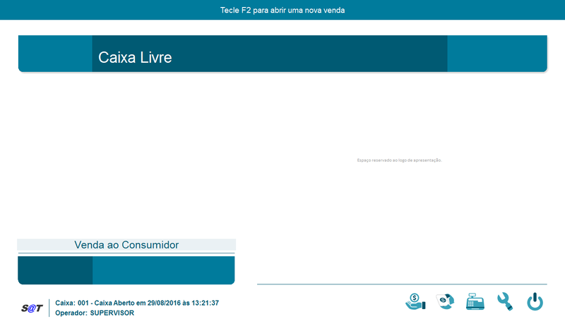 Tela de Caixa Livre