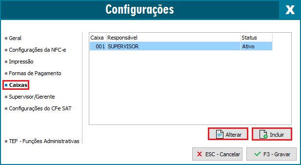 Guia Caixas do SAT