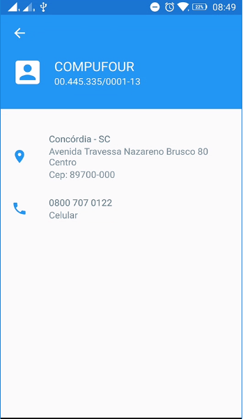Consulta de clientes