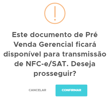 Confirmacao da conversao