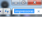Busca dispositivos e impressoras