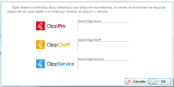 Serial do ClippPRO
