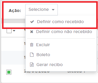 Definir como Recebido