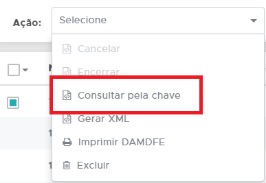Consultar pela chave
